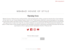 Tablet Screenshot of mbabazistyles.com